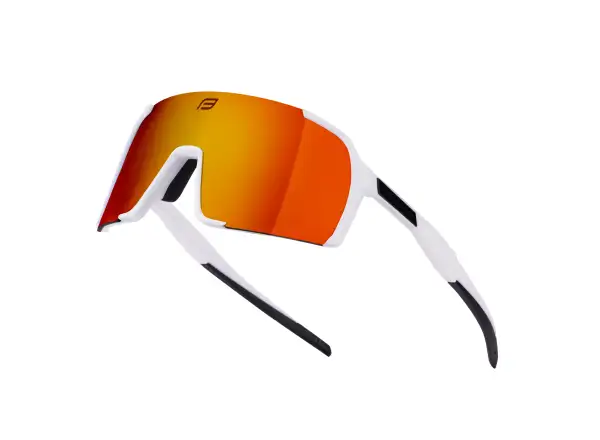 Force Glare glasses white/red mirror lens