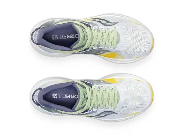 Saucony Triumph 21 women's running shoes White/Fern