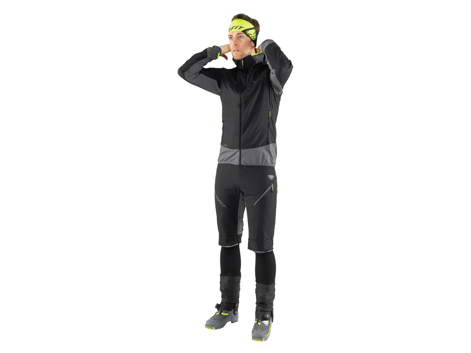 Dynafit Mezzalama Polartec Alpha Overshorts shorts černé