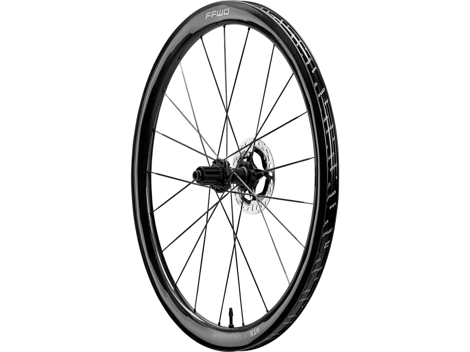 FFWD RAW CS 44 road wheelset Gloss Black