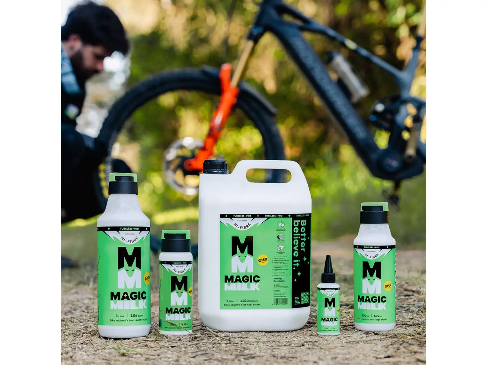 Magic Milk Hi-Fibre Tubeless Pro tubeless sealant