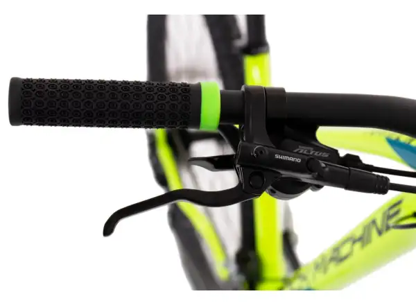 Rock Machine Torrent 20-29 mountain bike gloss radioactive yellow/black/petrol blue