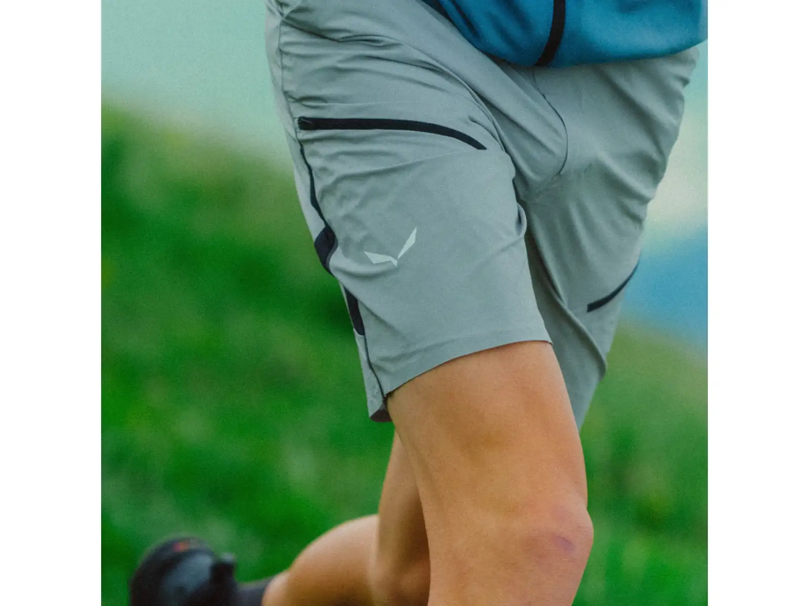 Salewa Pedroc PRO Durastretch Cargo men's shorts Alloy