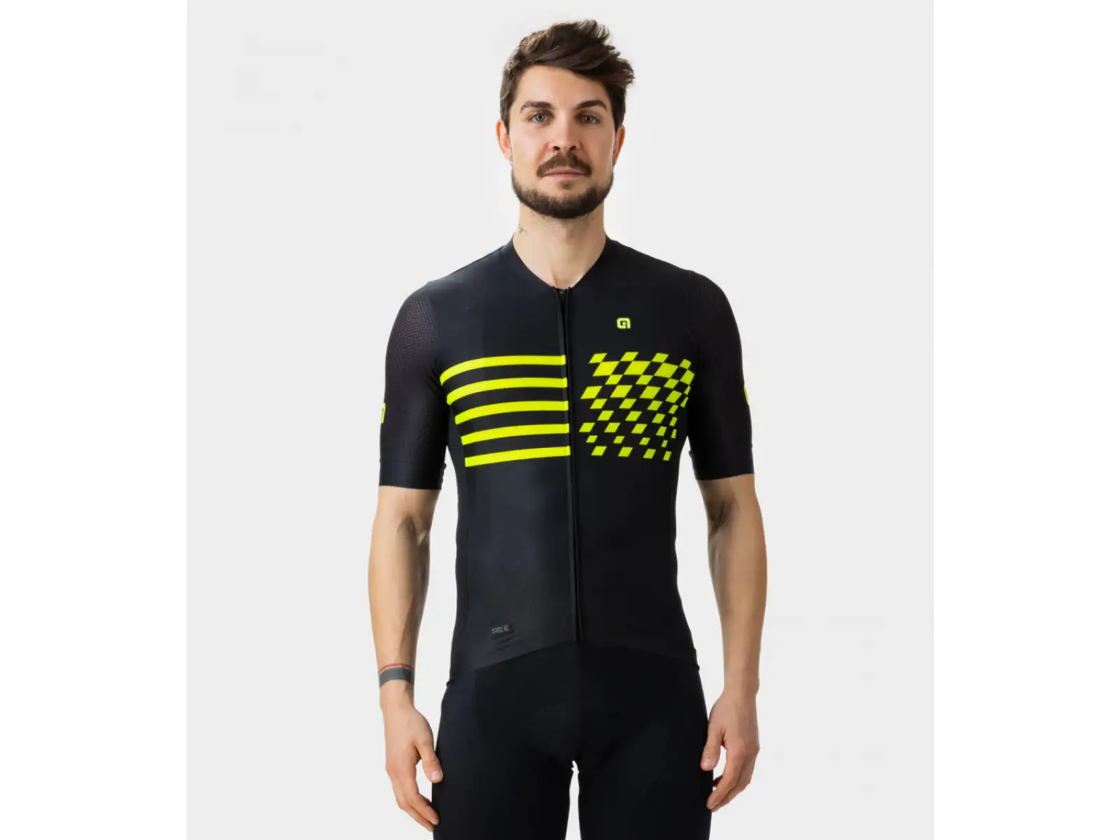 Alé PR-E Play men's jersey short sleeve Black