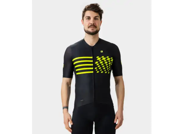 Alé PR-E Play men's jersey short sleeve Black
