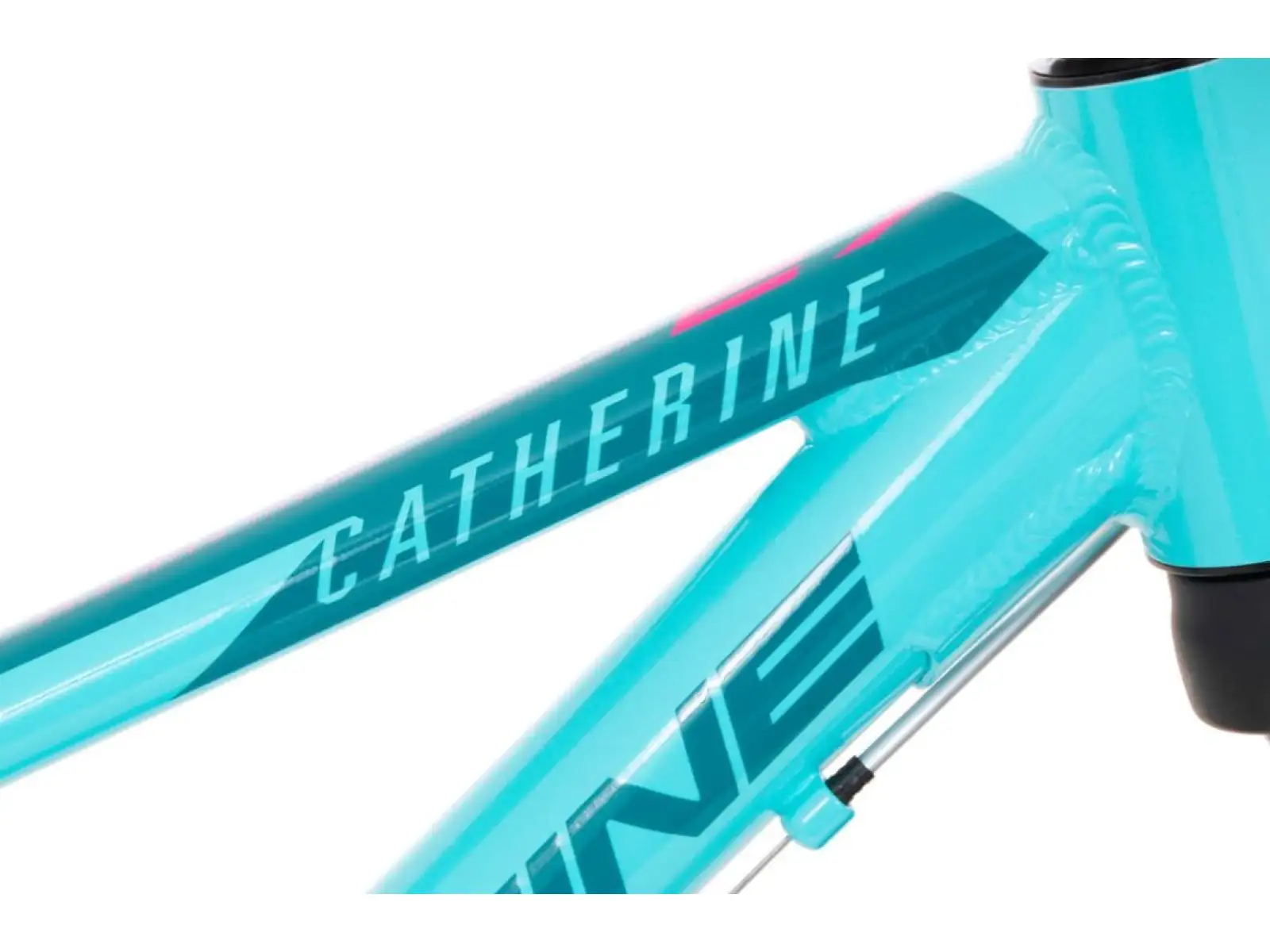 Rock Machine Catherine 27 gloss neon mint/petrol blue/pink children's bike