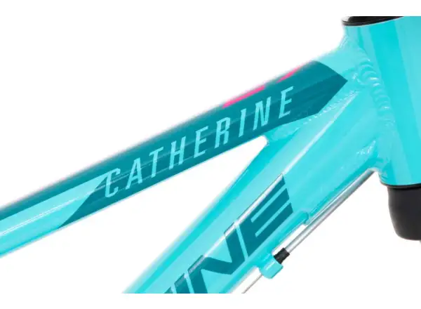 Rock Machine Catherine 27 gloss neon mint/petrol blue/pink children's bike