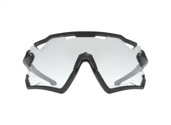 Uvex Sportstyle 228 Variomatic cycling glasses Black Mat/LTM. Silver