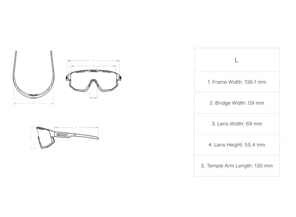 Bliz P002 sunglasses Matte White/Nano Optics Nordic Light Coral/Orange Blue Mult