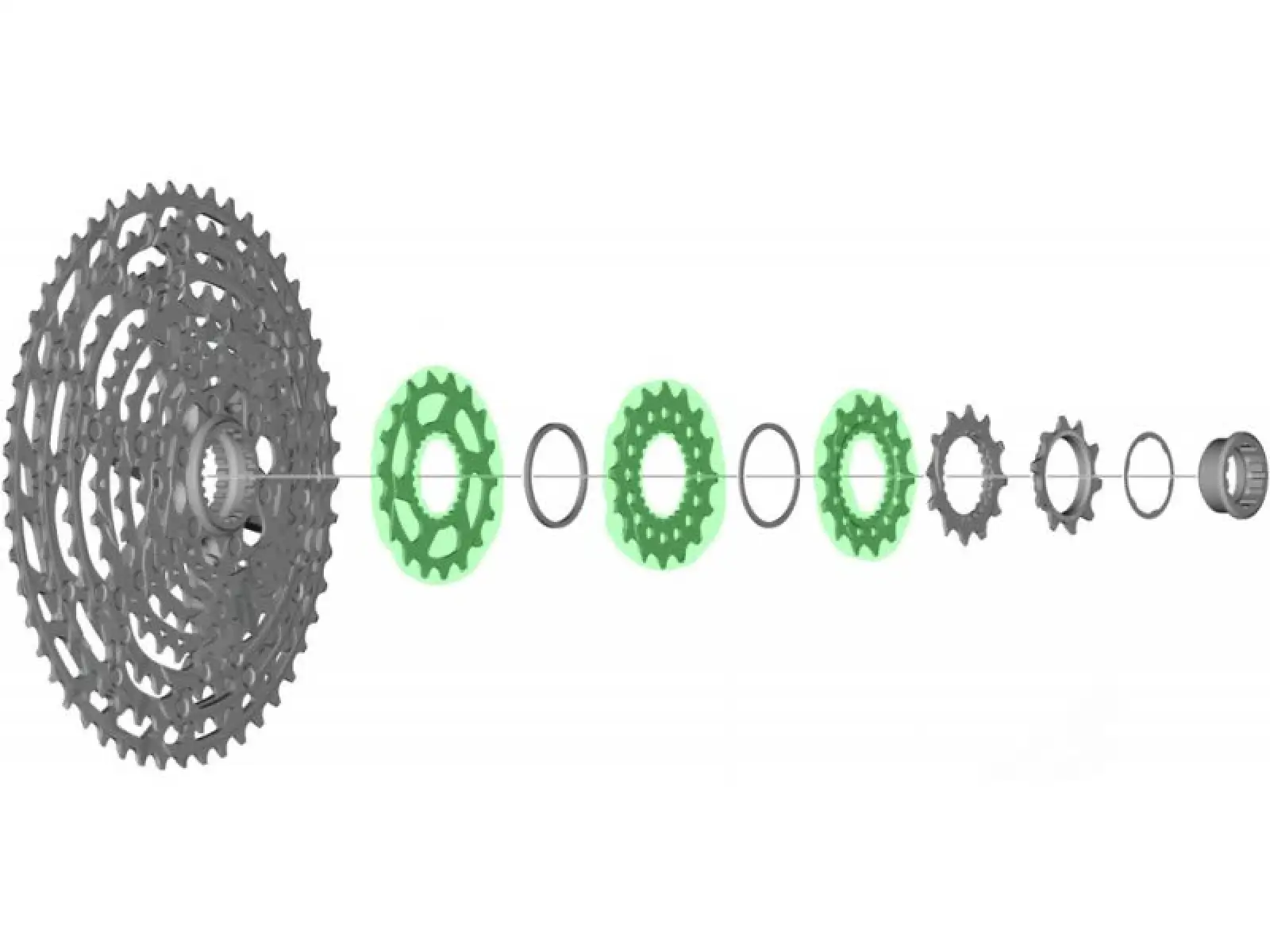 Shimano CS-M8100/M7100 Cassette Cog 18 Teeth