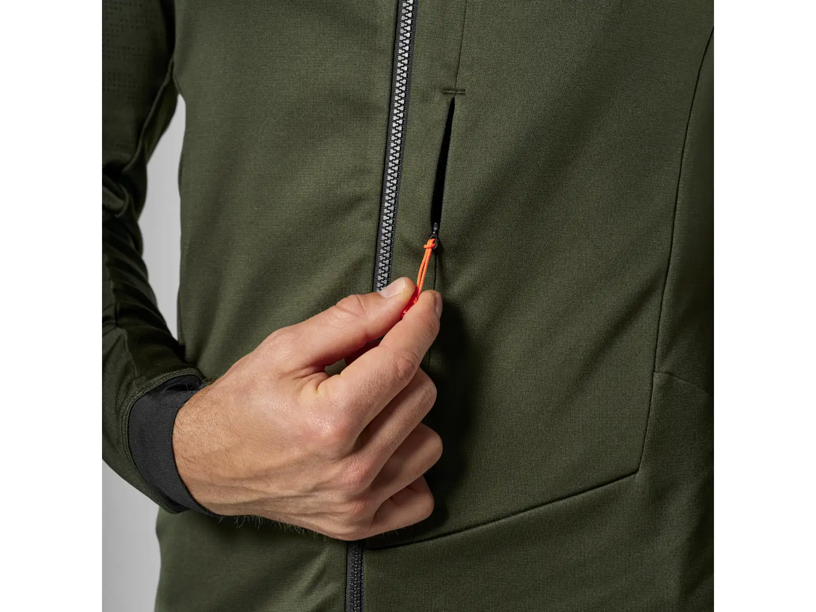 Salewa Sella Crevasse men's sweatshirt Dark Olive