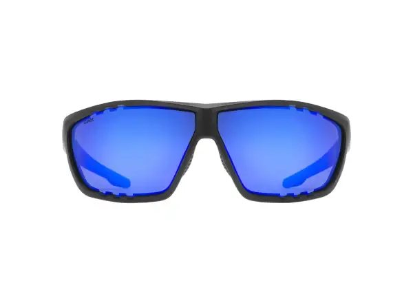 Uvex Sportstyle 706 glasses Black Mat/Mirror Blue