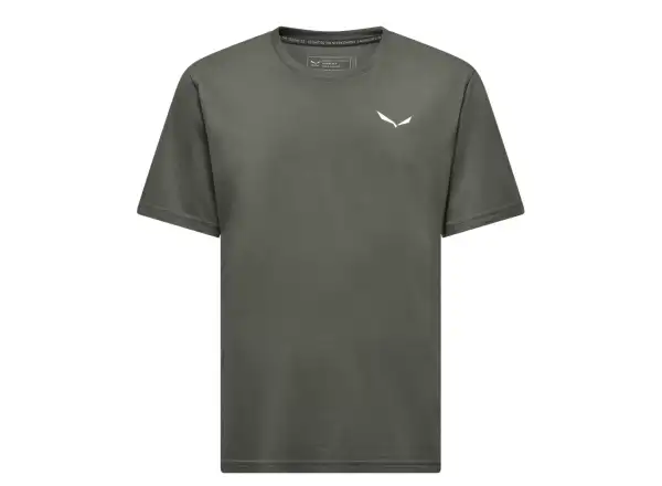 Salewa Eagle Vocab men's short sleeve T-shirt Faded Green
