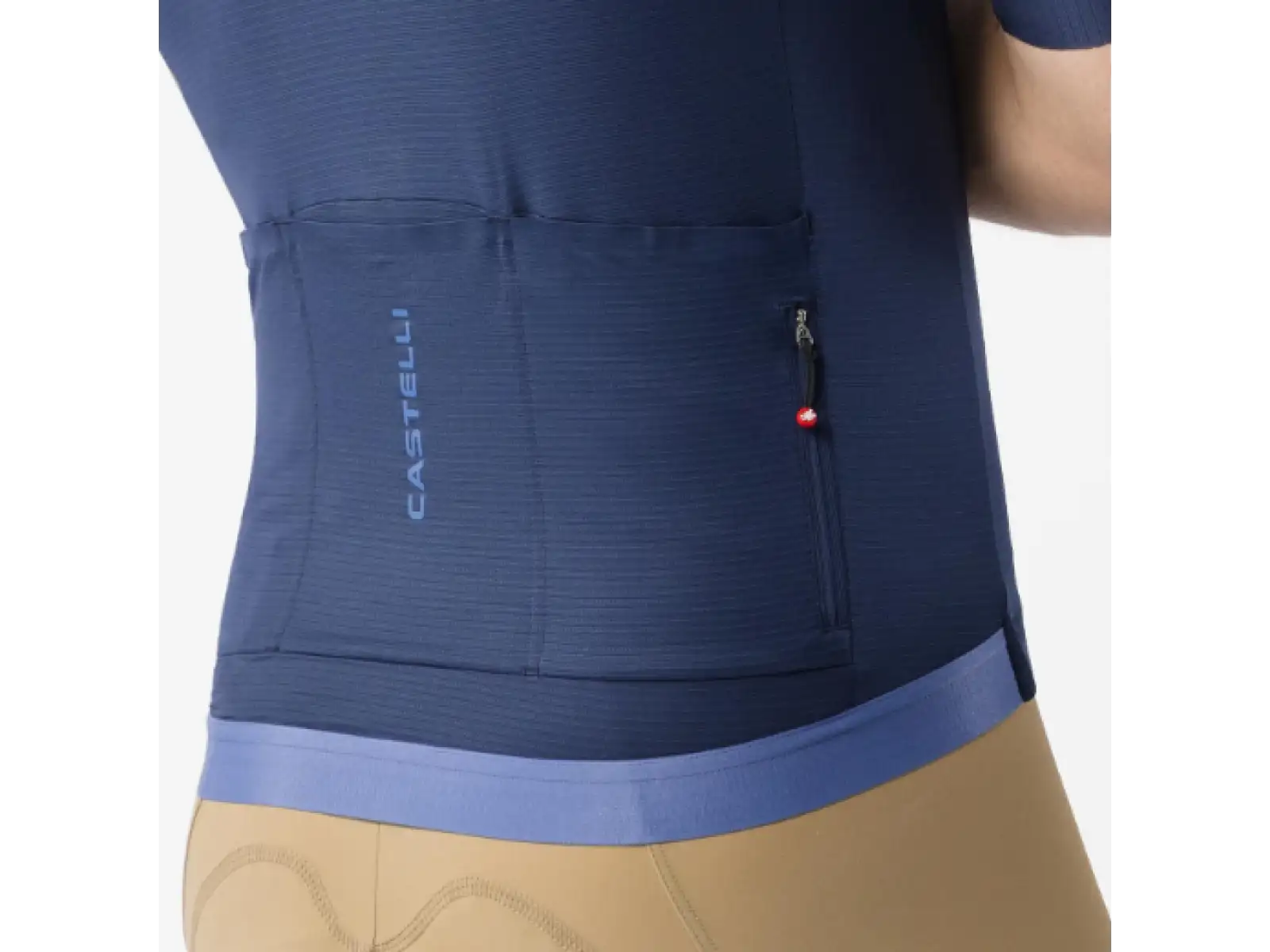 Castelli Espresso 2 men's jersey short sleeve Belgian Blue