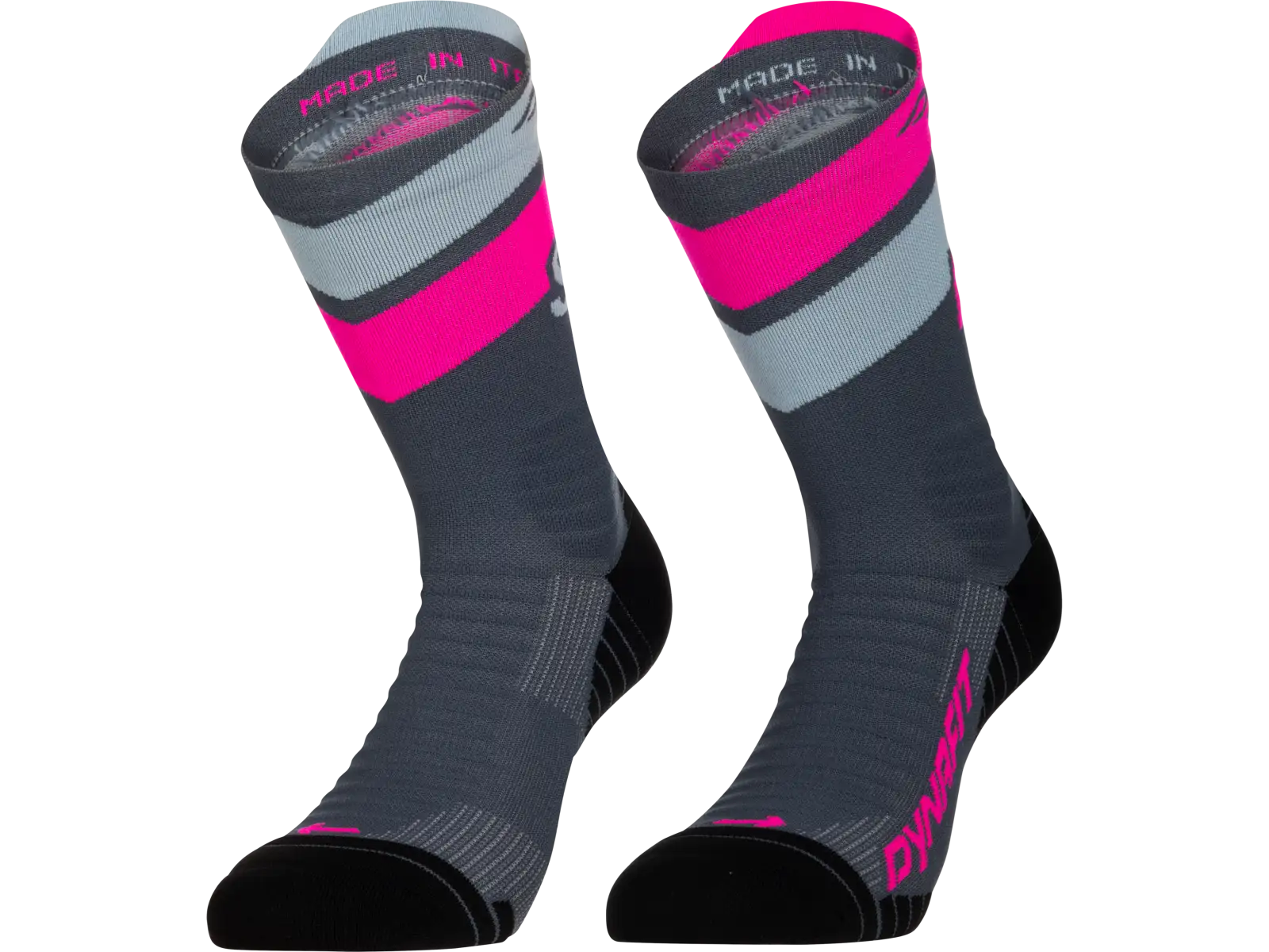 Dynafit Ultra Crew running socks Cinder/Pink Glo