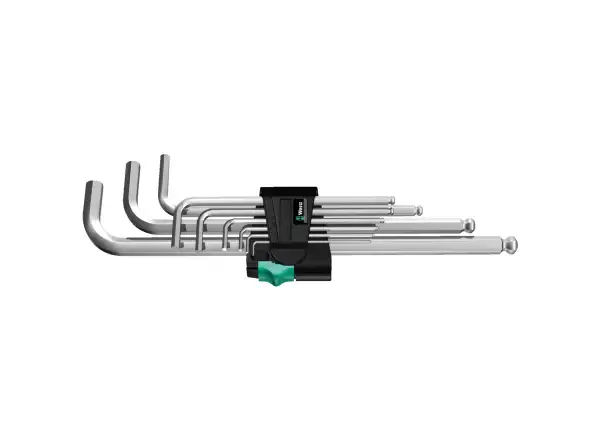 Wera 950/9 Hex-Plus 1 hex L-keys chrome set 9 pcs