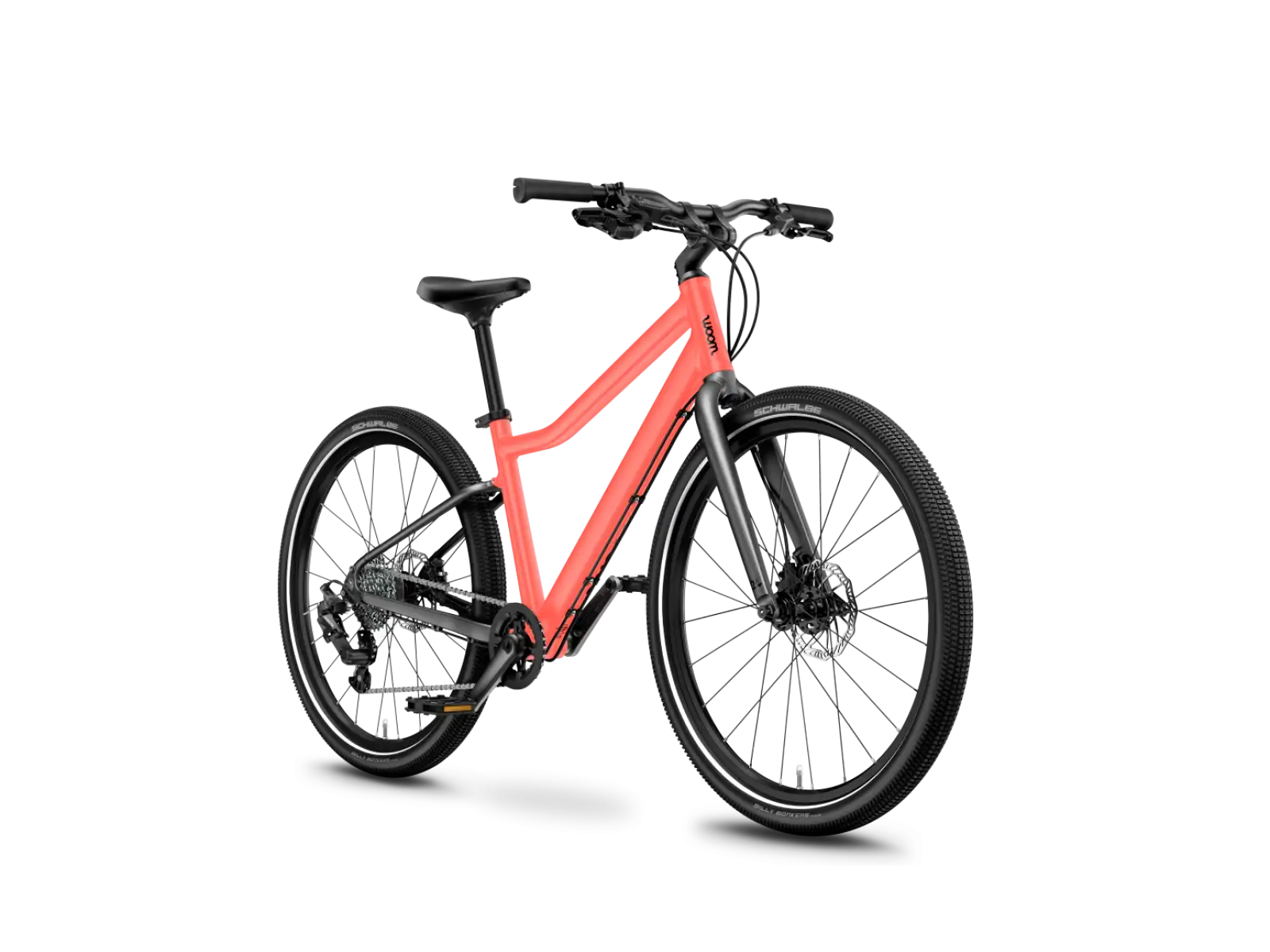 Woom 5 Explore children's bike 24" Neon Coral