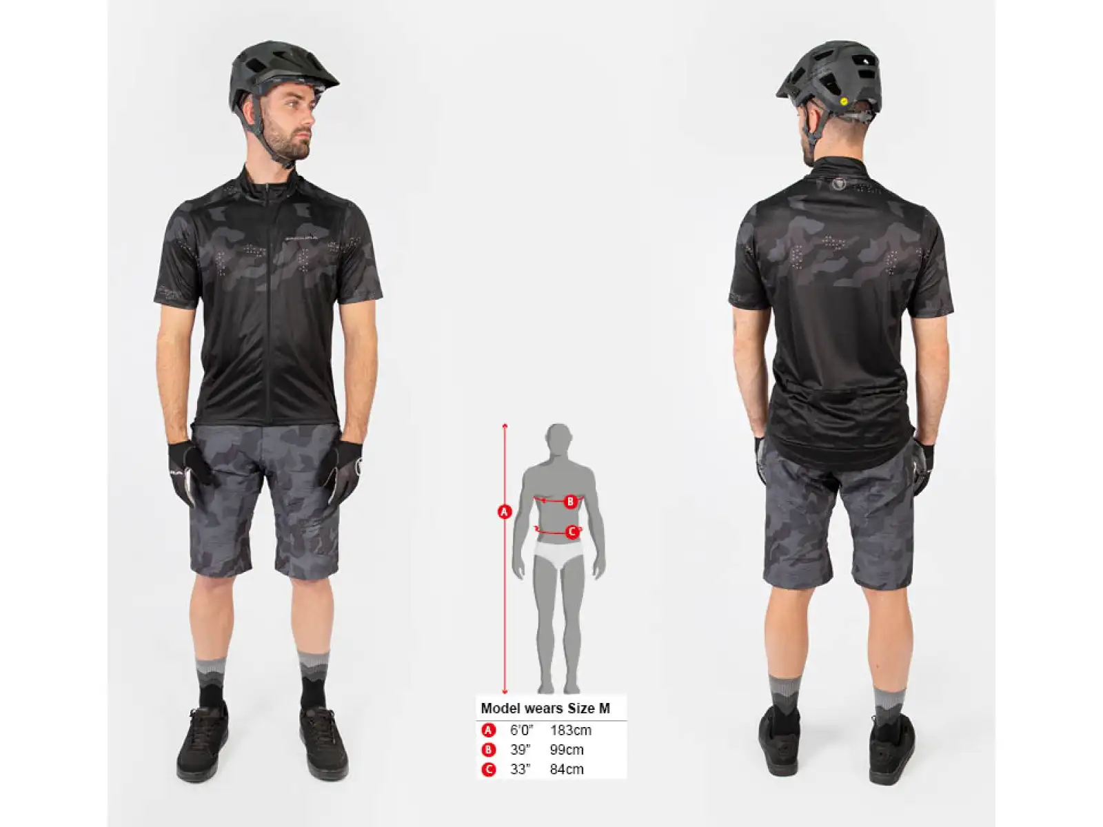 Endura Hummvee Ray S/S men's jersey short sleeve Black