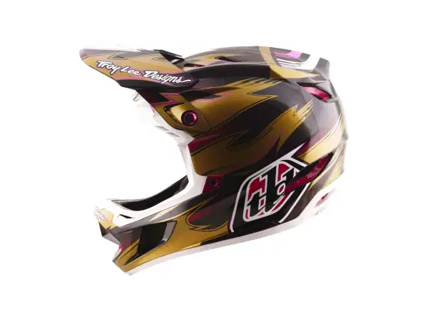 Troy Lee Designs D4 Carbon MIPS Cyclops helmet Gold