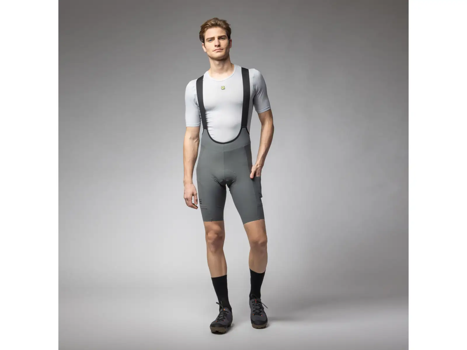 Alé Gravel Pro Off Road-Gravel men's cycling shorts Fango