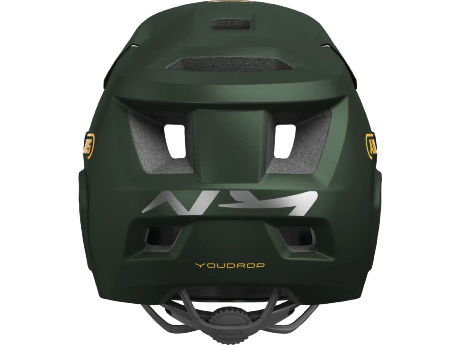 Abus YouDrop FF kids helmet Moss Green
