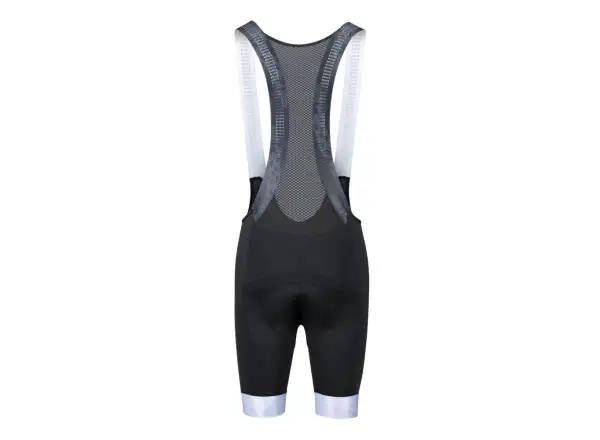 Force Stripe men's bib shorts with padding black/white