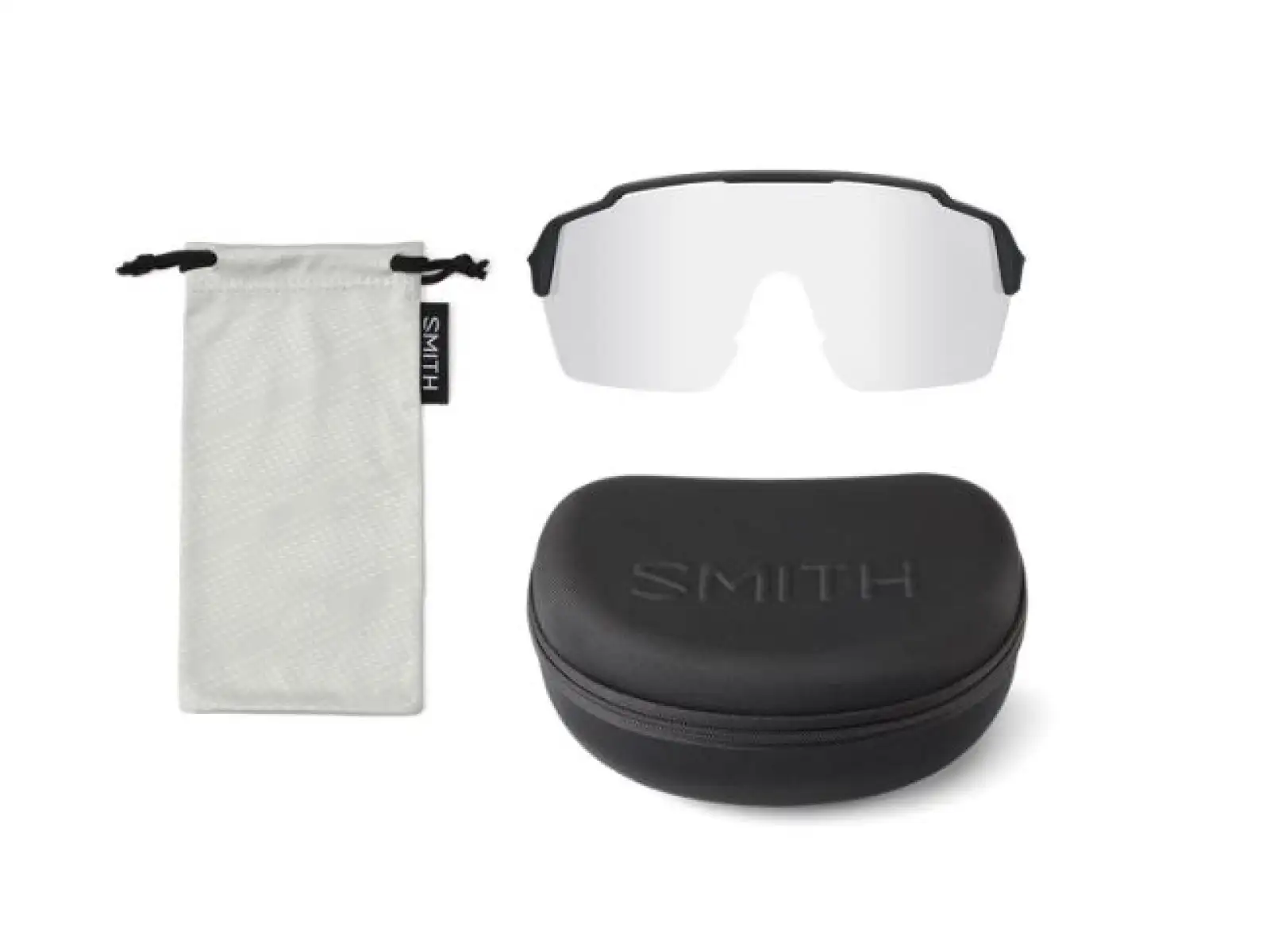 Smith Shift Split Mag cycling glasses Matte bone/ChromaPop Gold Mirror