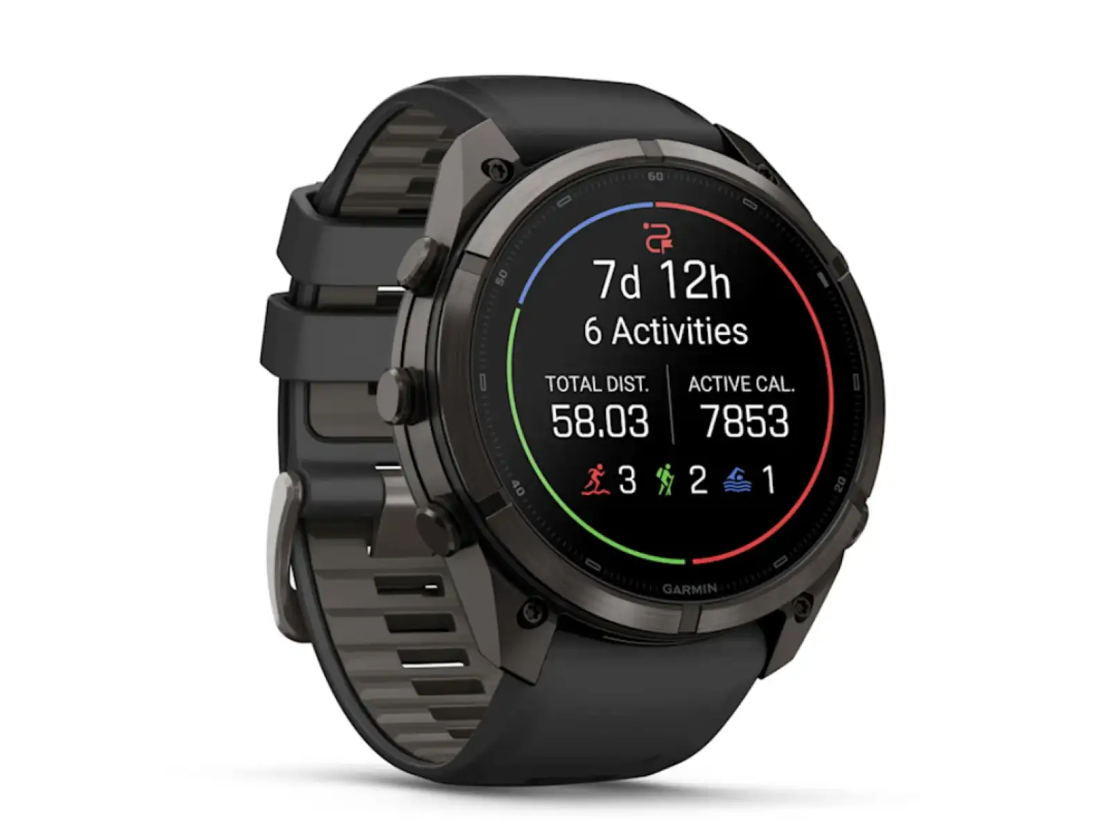 Garmin Fénix 9 Pro inReach 51 mm smart watch Carbon gray DLC Titanium Black/Pebble gray