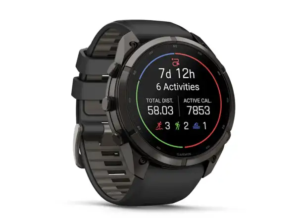 Garmin Fénix 9 Pro inReach 51 mm smart watch Carbon gray DLC Titanium Black/Pebble gray