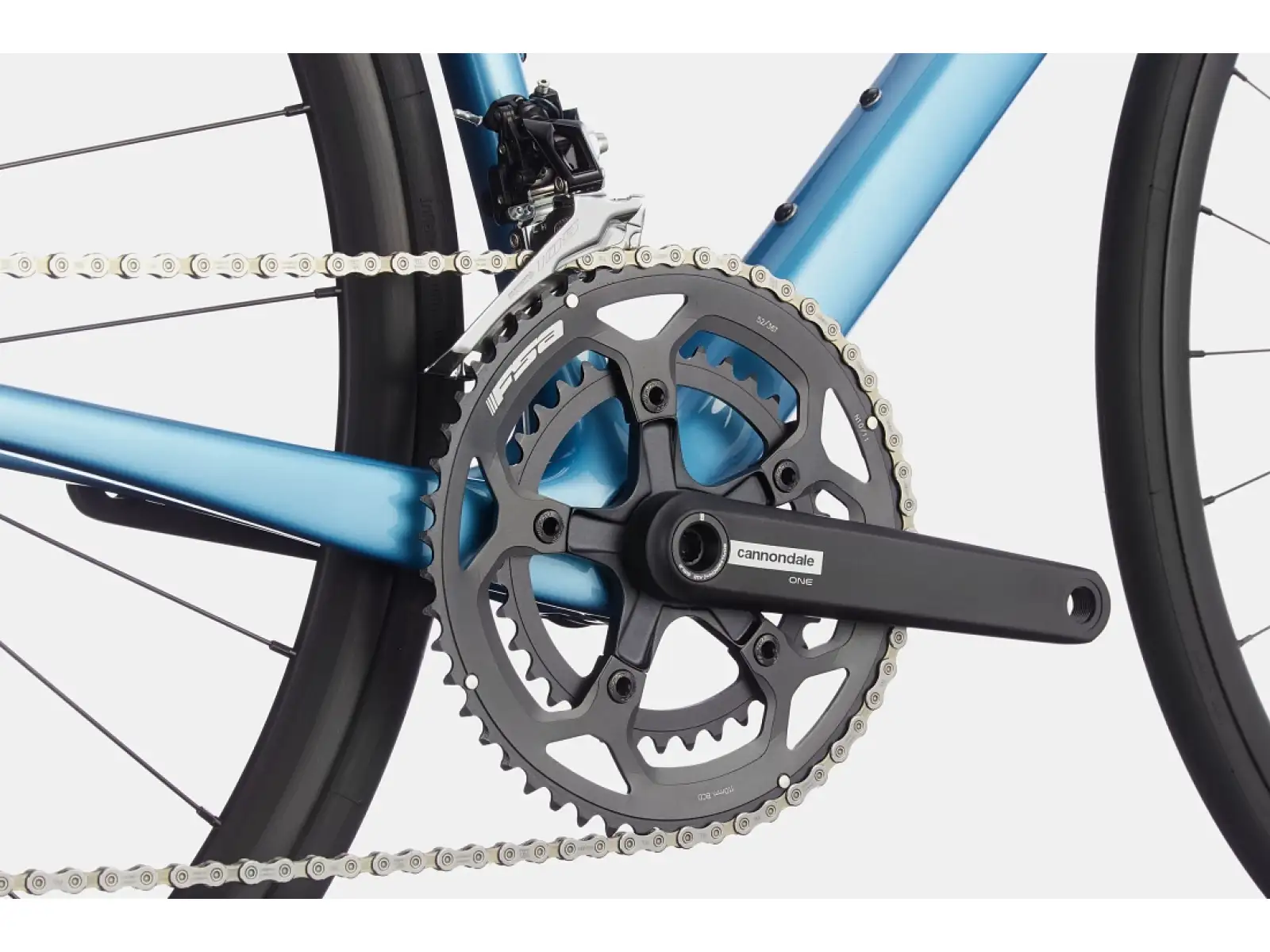 Cannondale SuperSix Evo Disc 105 road bike Alpine