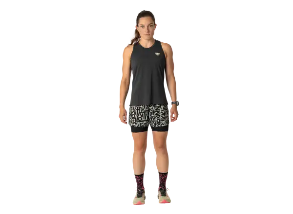 Dynafit Trail women's running sleeveless shirt Black Out
