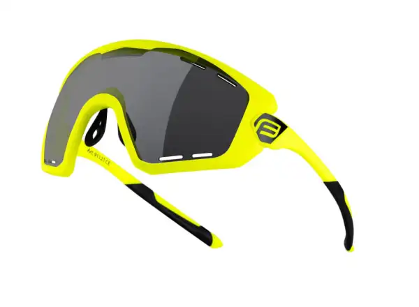 Force Ombro Plus cycling glasses fluo/black laser lenses