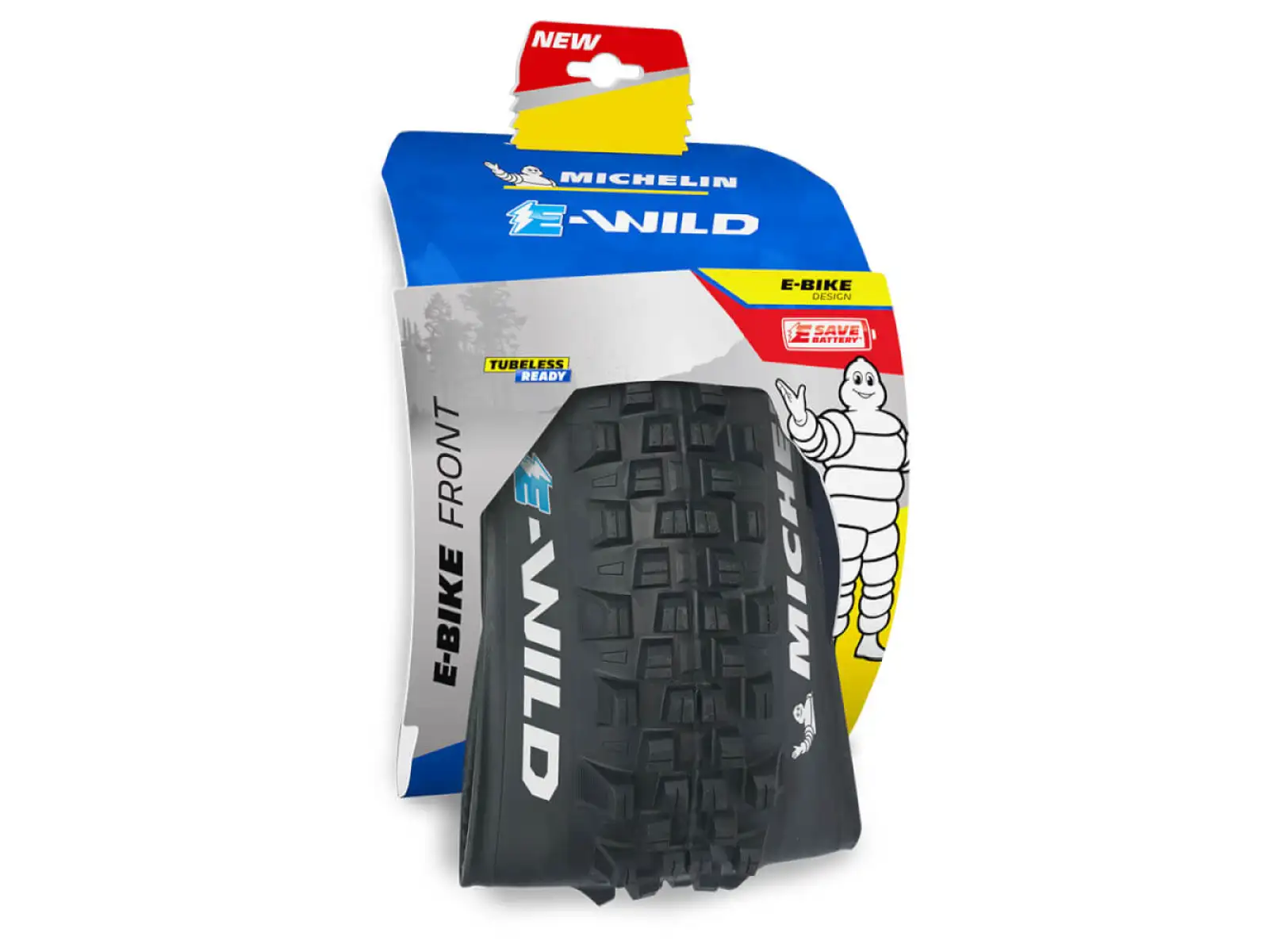 Michelin E-Wild Front E-GUM-X TS TLR 27.5x2.60" MTB tire kevlar