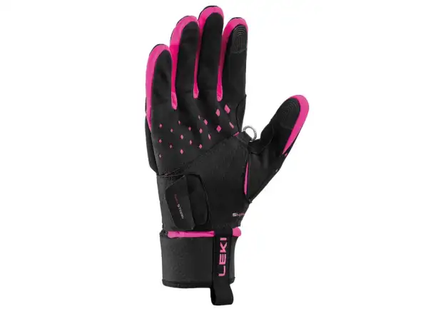 Leki HRC Race Shark running gloves Black/Pink