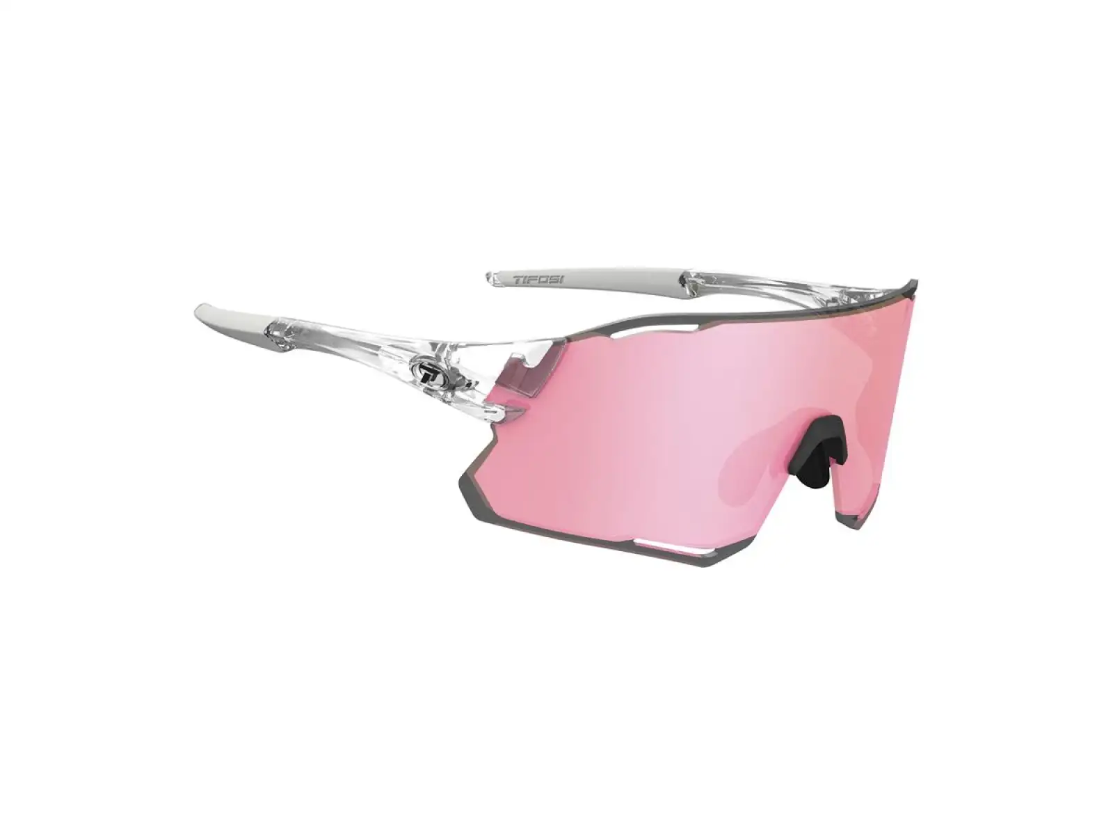 Tifosi Rail Race sport sunglasses Crystal Clear/Clarion Rose/Clear