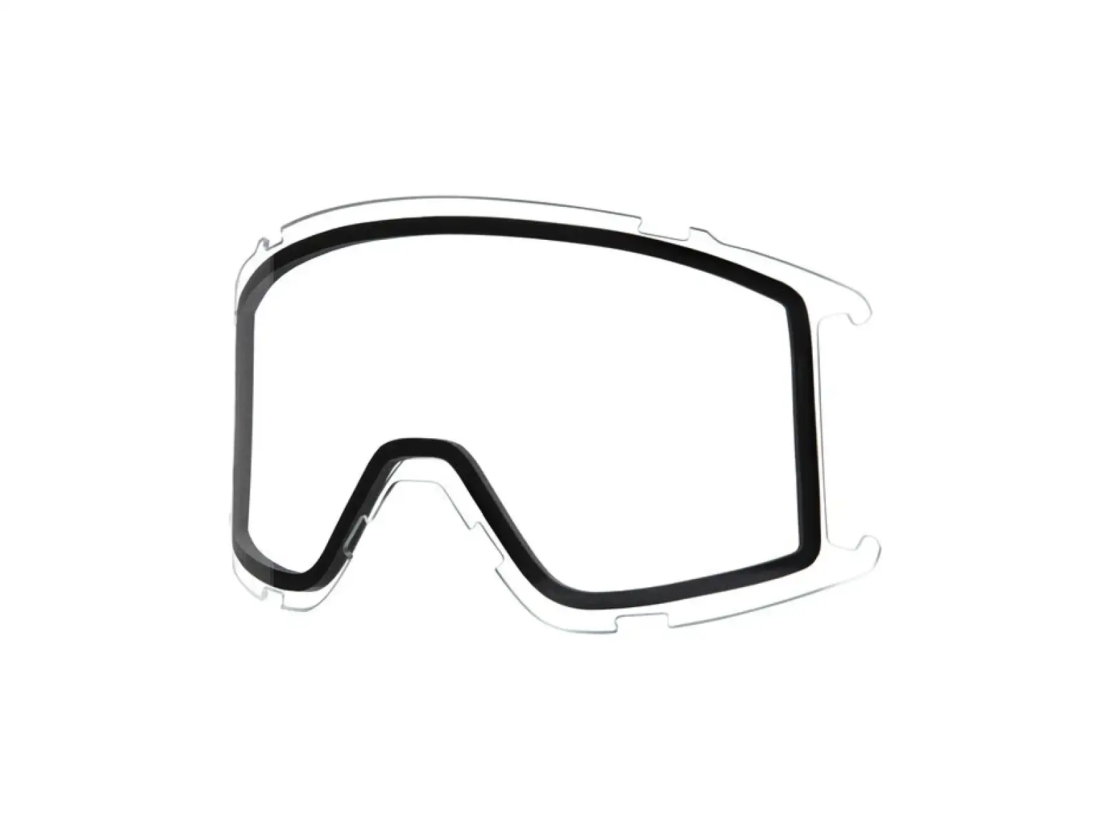 Smith Squad S ski goggles White Vapor / ChromaPop Sun Platinum Mirror + Clear