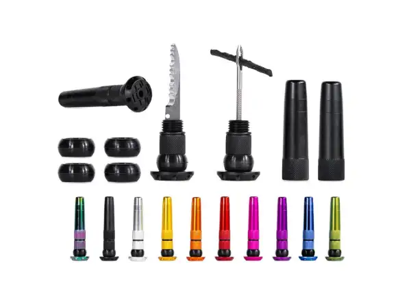 Muc-Off Stealth Tubeless Puncture Plug repair kit into handlebars