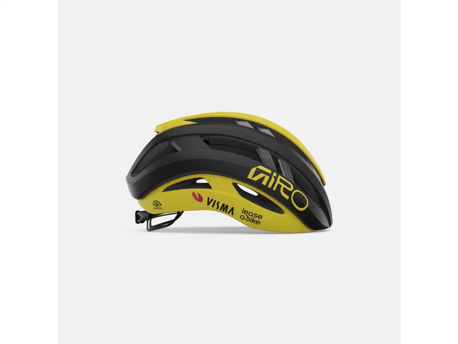GIRO Aries Spherical helmet Mat Black/Yellow Visma