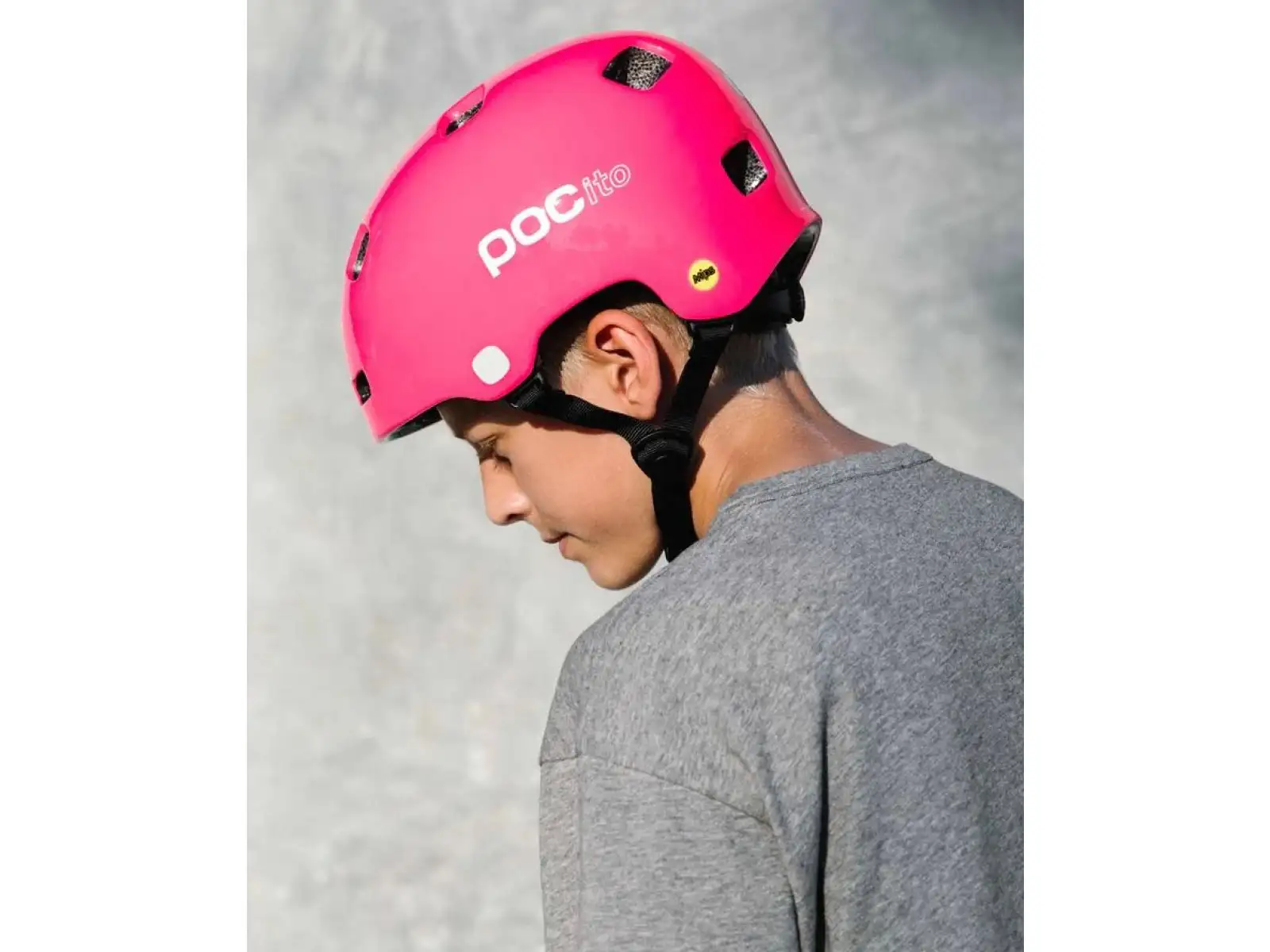 POC POCito Crane MIPS kids helmet Fluorescent Pink