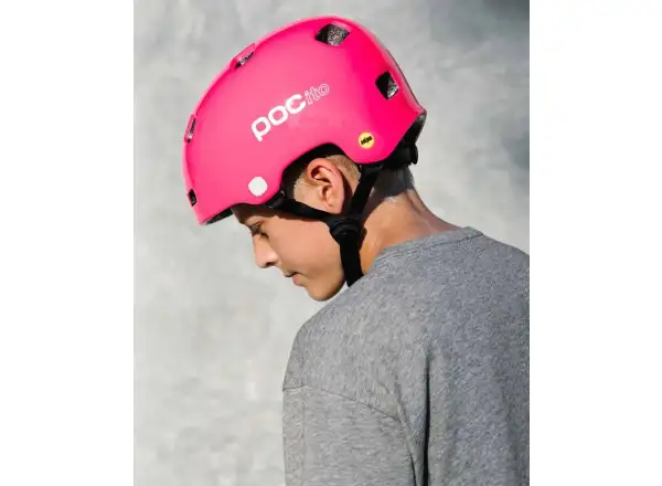POC POCito Crane MIPS kids helmet Fluorescent Pink