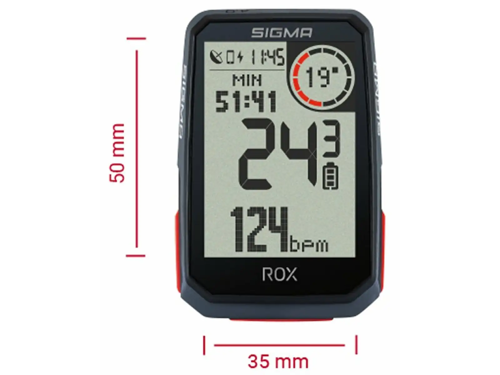 Sigma ROX 4.0 GPS computer SET with sensors black