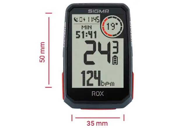 Sigma ROX 4.0 GPS computer SET with sensors black