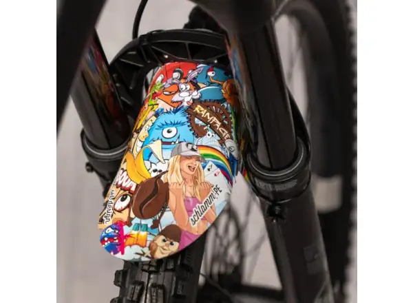 Rie:sel Design Schlamm:PE mudguard Stickerbomb Eyecatcher