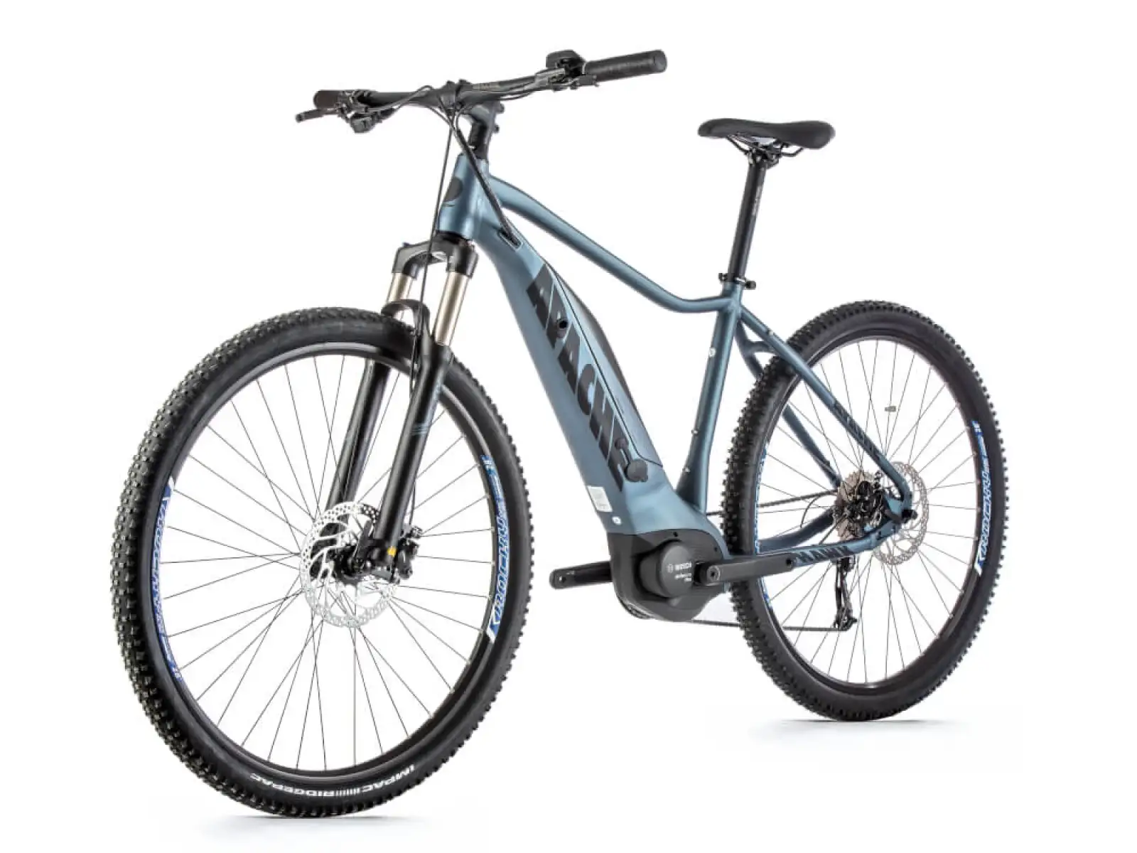 Apache Hawk Bosch 3 Active Line Metal Blue men's mountain e-bike