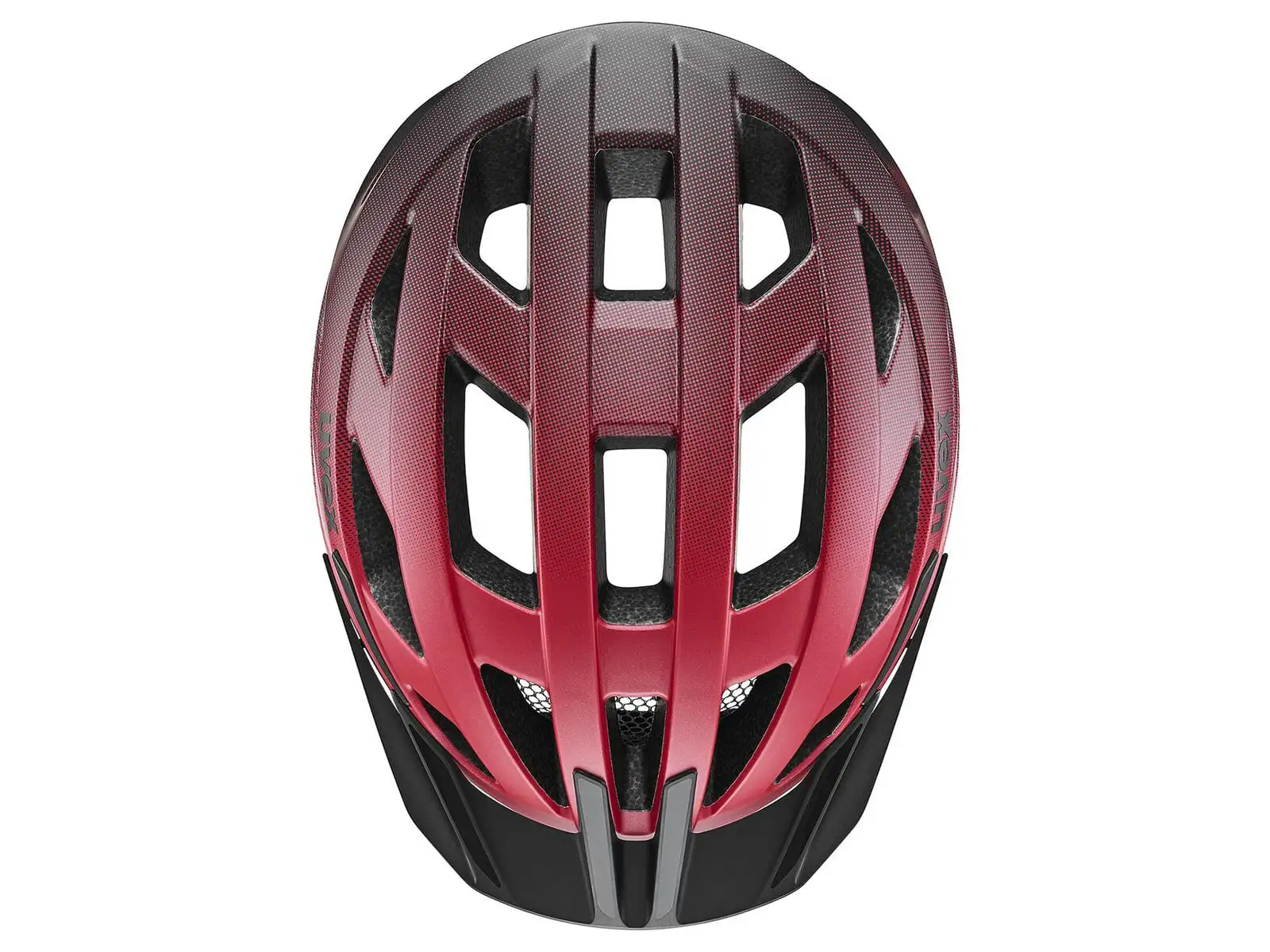 Uvex I-vo 2 helmet Red/Black Matt