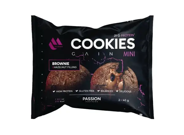 Passion MPower Cookie Gain Mini 2x40g Brownie hazelnut filling