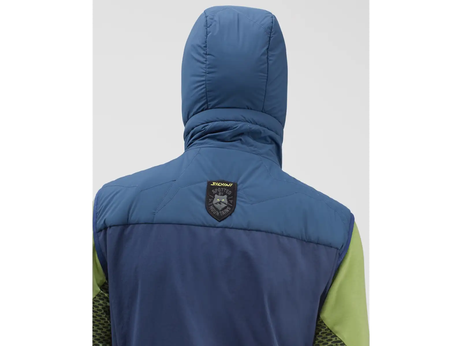 Silvini Polaro men's ski mountaineering vest Navy/Lime