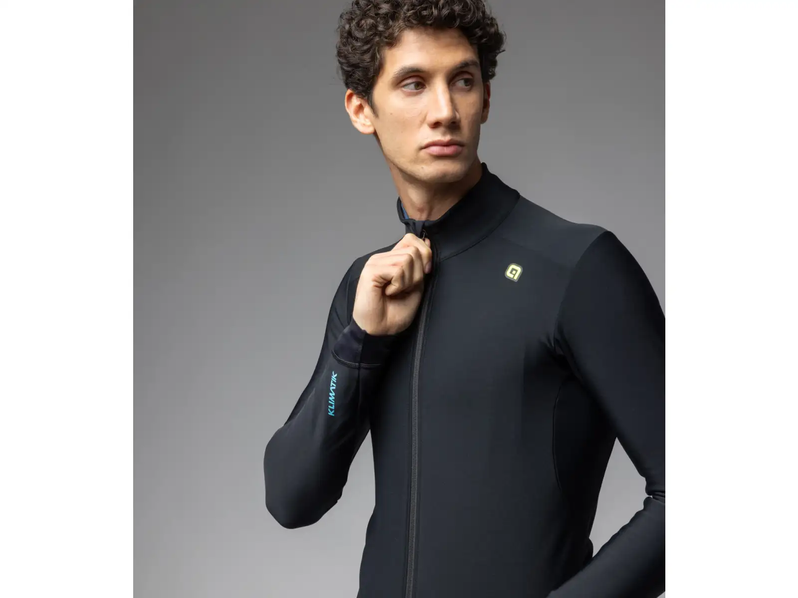 Alé Klimatik K-IDRO men's long sleeve jersey Black