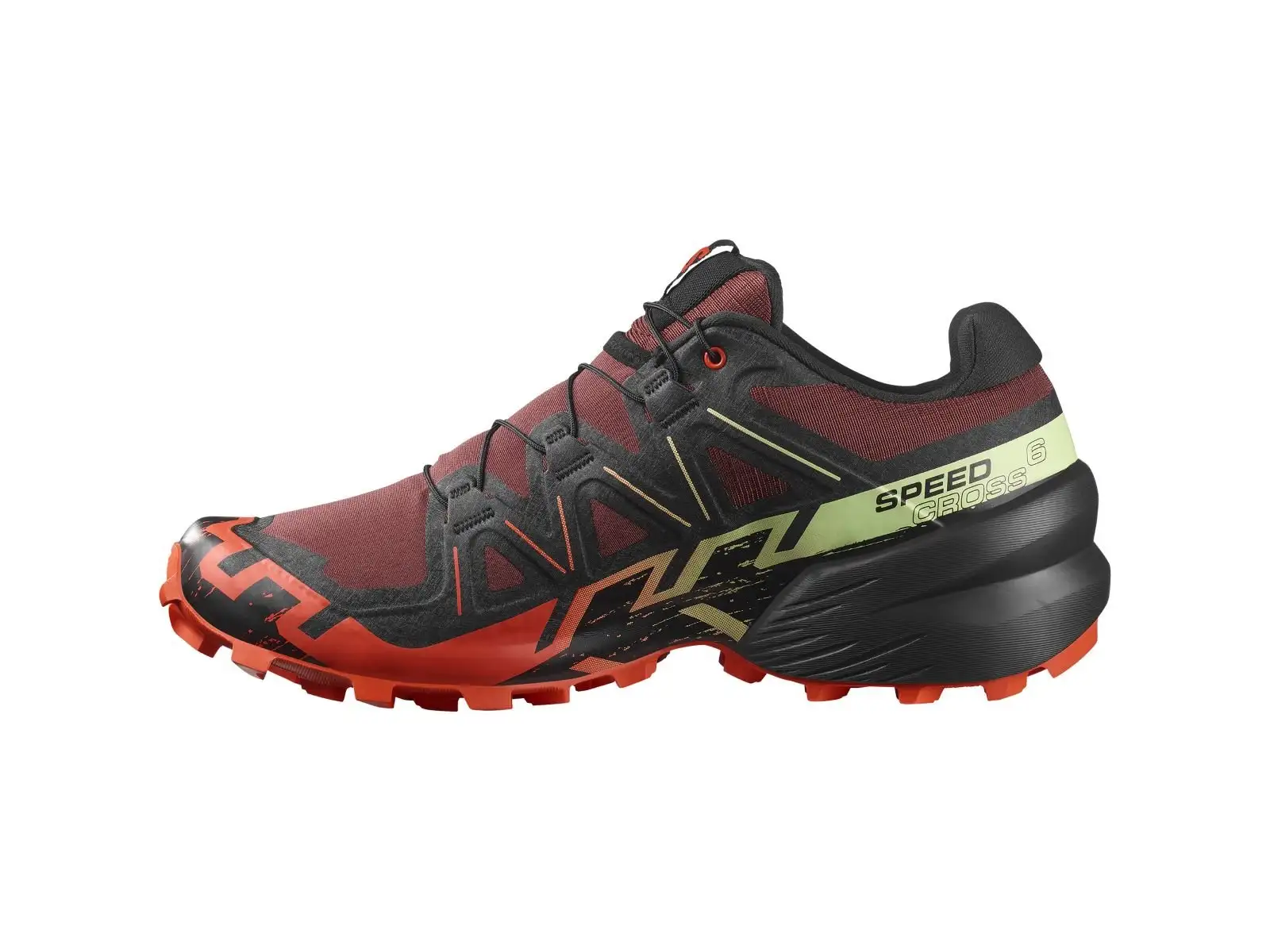 Salomon Speedcross 6 men's running shoes Rum Raisin/Cherry Tomato/Cognac