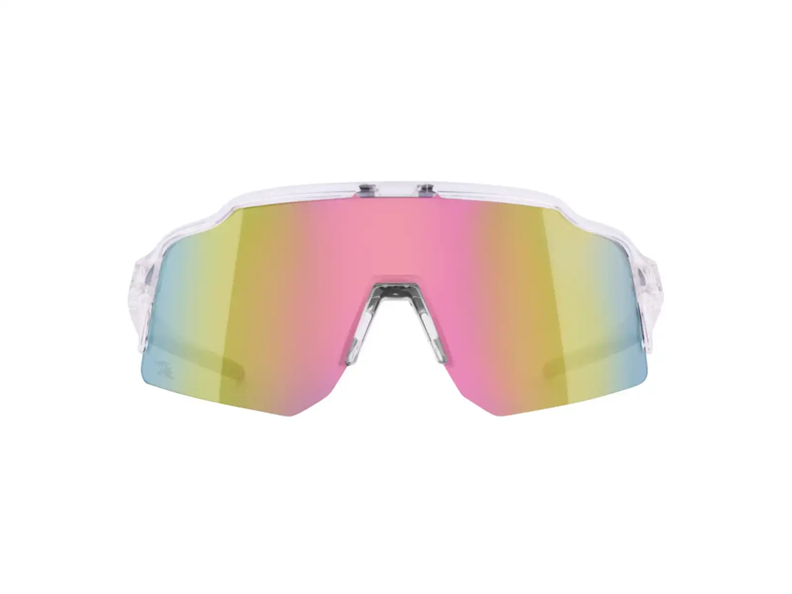 Force Strive cycling glasses transparent/pink mirrored lens